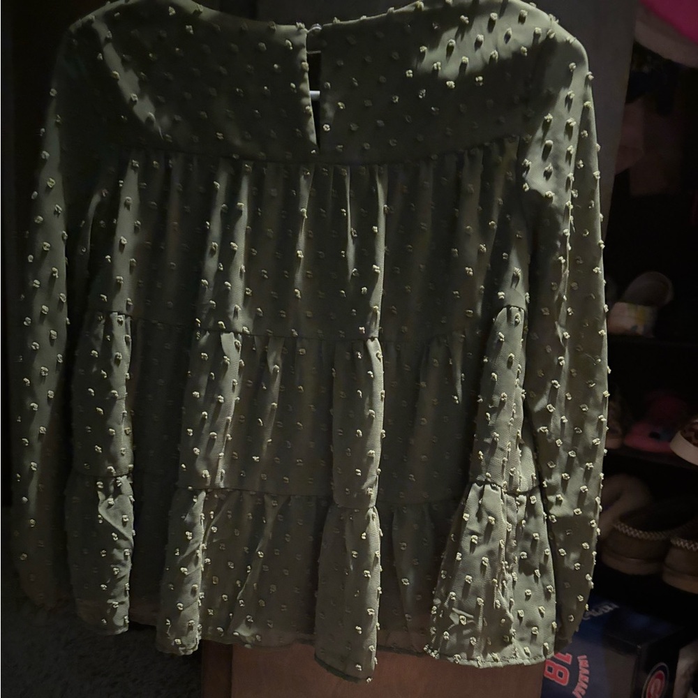 Elegant Green Women's Top